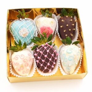 Estuche de fresas con chocolate #CEFR30