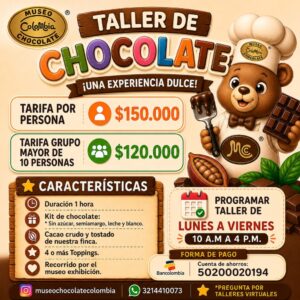 TALLER DE CHOCOLATE PRESENCIAL