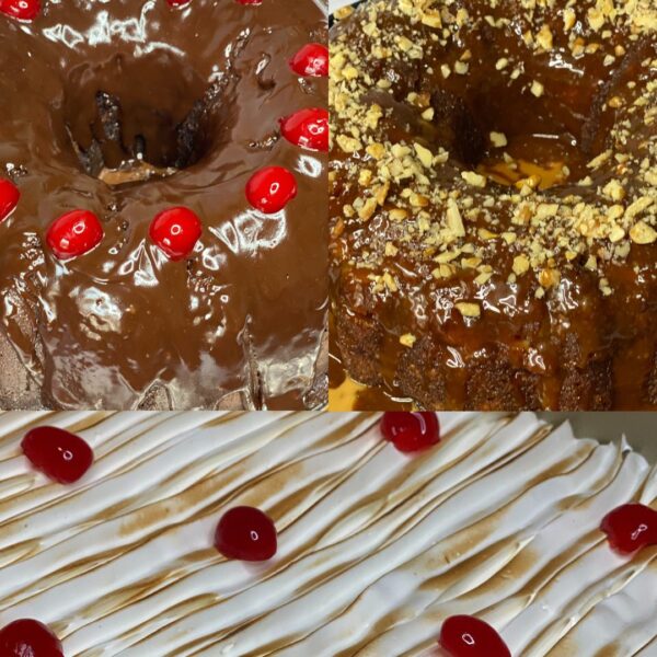 CURSO ONLINE: Trilogía de Tortas Mojadas (Chocolate, Manzana y Nuez, Dulce Tres Leches)