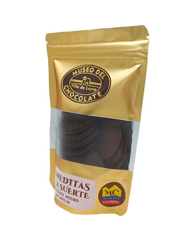 Moneditas de la suerte chocolate leche "large" - Imagen 2