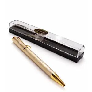 Esfero dorado museo del chocolate