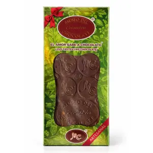 Tableta Aguardiente 55% cacao con azúcar