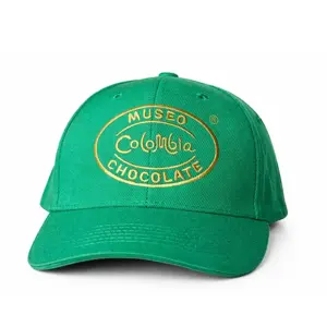 Gorra Museo del Chocolate verde claro