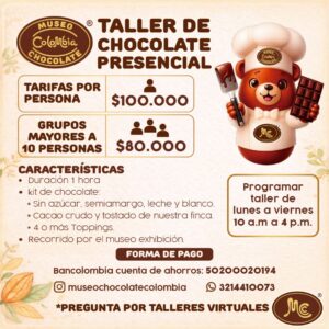 TALLER DE CHOCOLATE PRESENCIAL