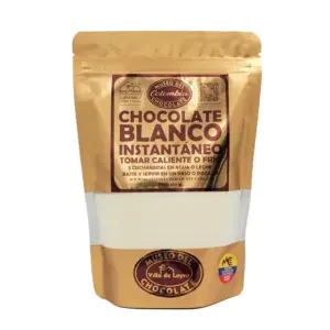 Chocolate blanco instantáneo